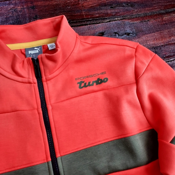 Puma X Porsche Turbo Legacy PL SDS Sweat Jacket NWT Medium Msrp $110 - Picture 3 of 11